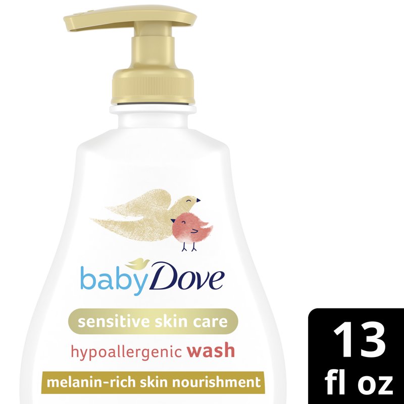 Baby Dove Hypoallergenic Body Wash - Melanin-Rich Nourishment, 13 fl oz