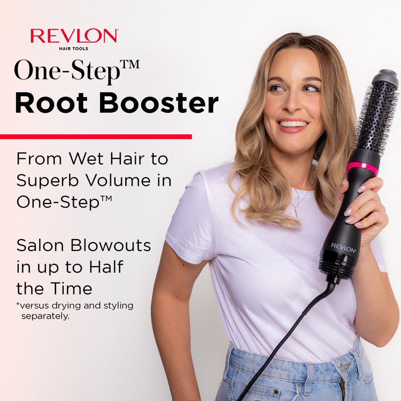 1.5-Inch Round Brush Hair Dryer for Root Boosting & Styling