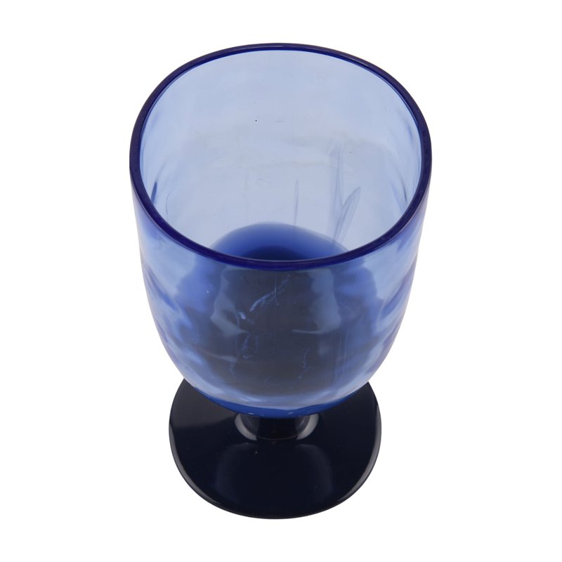 16-Ounce Acrylic Goblet Wine Colorblock Set - Multi-Color