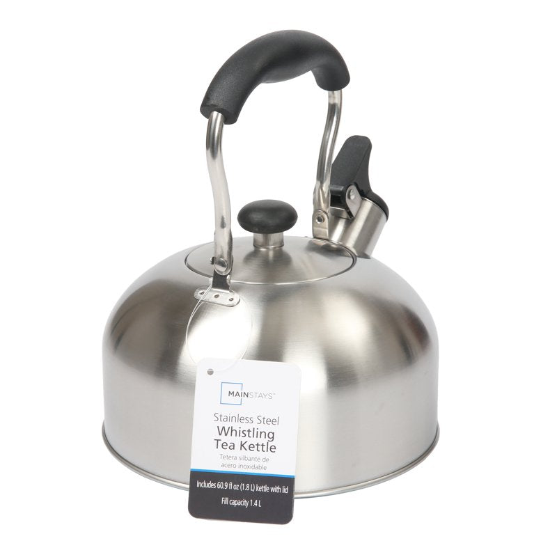 Stainless Steel Teakettle with Whistle - 1.8L