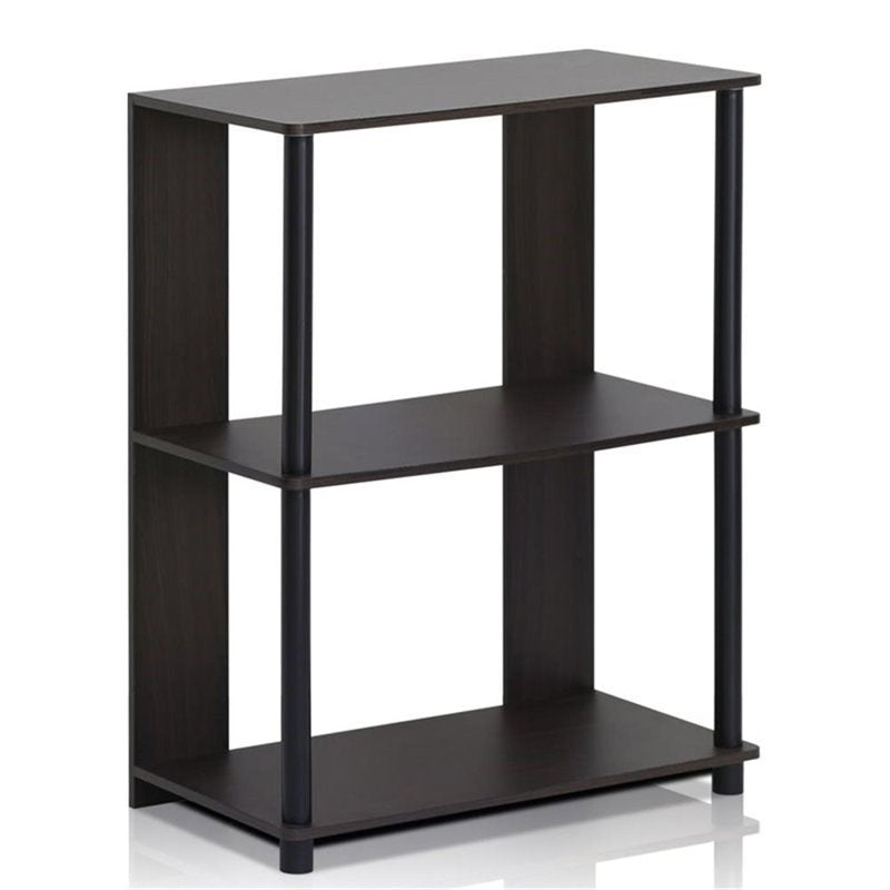 Simple Design Bookcase - Walnut Finish, 15070WNBK