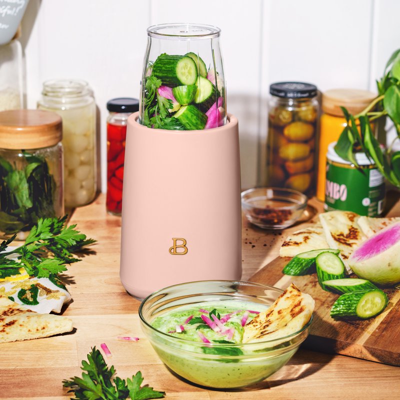 Personal Blender Set - 12 Pieces, 240W, Rose Color