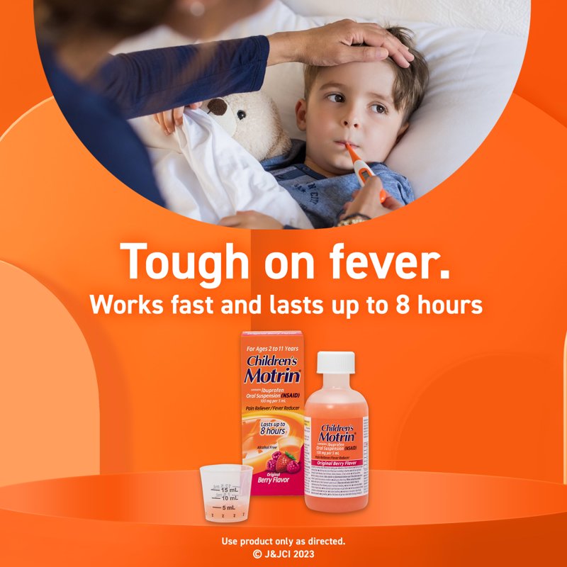 Children's Ibuprofen Oral Suspension, Berry Flavor, 4 fl. oz