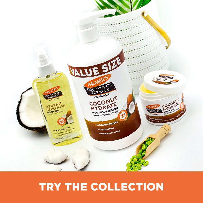 Coconut Oil Formula Daily Body Lotion for Dry Skin - 48 Hour Moisture