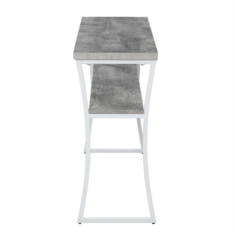X-Calibur Console Table with Bottom Shelf - Multiple Colors