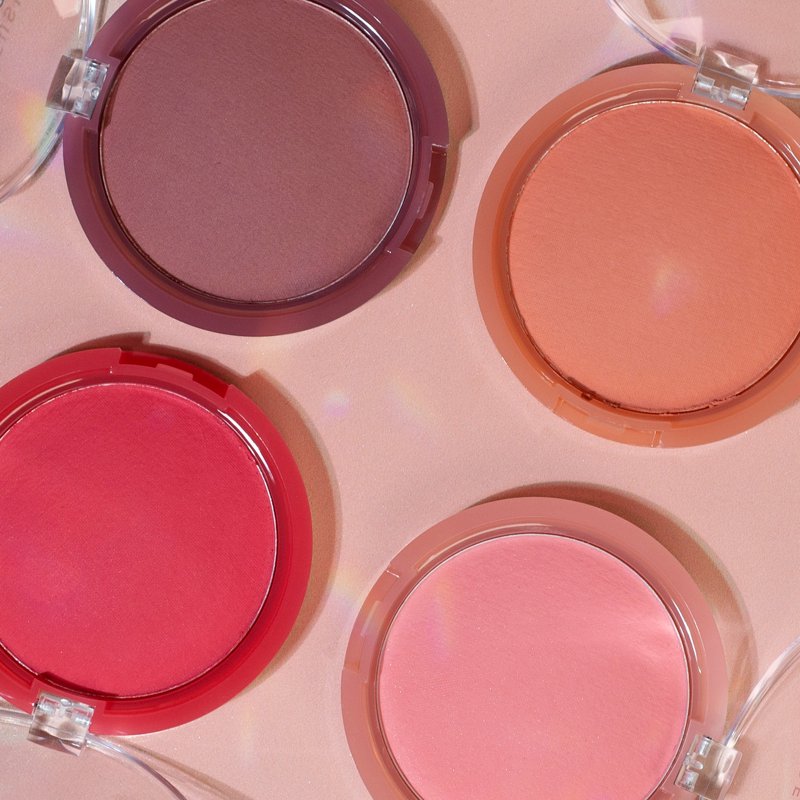 Bouncy Cream-to-Powder Blush - Buildable Long-Lasting Face Makeup