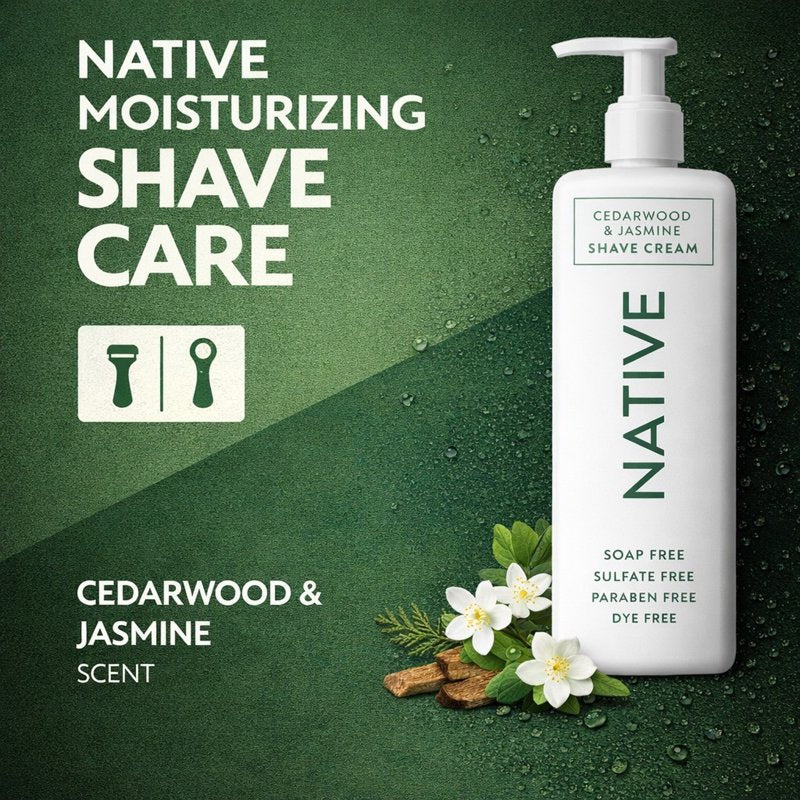 Whole Body Shave Cream with Cedarwood & Jasmine - 7.6 fl oz