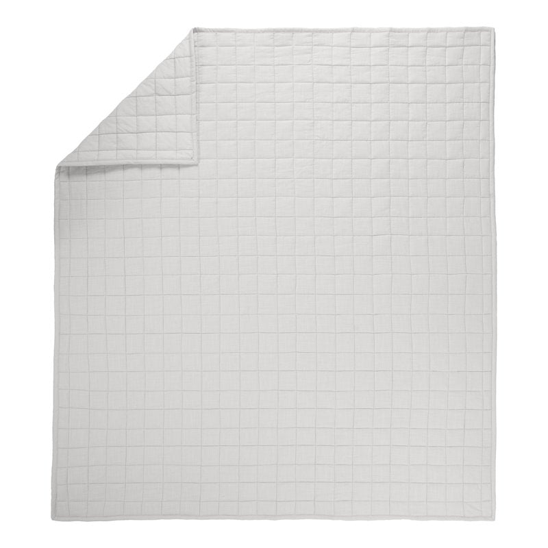 Allswell Cotton Linen Blend Quilt Set - Full/Queen Bleached Linen