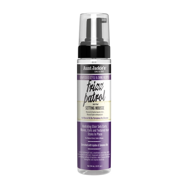 Frizz Patrol Anti-Poof Twist & Curl Setting Mousse - 2 Pack