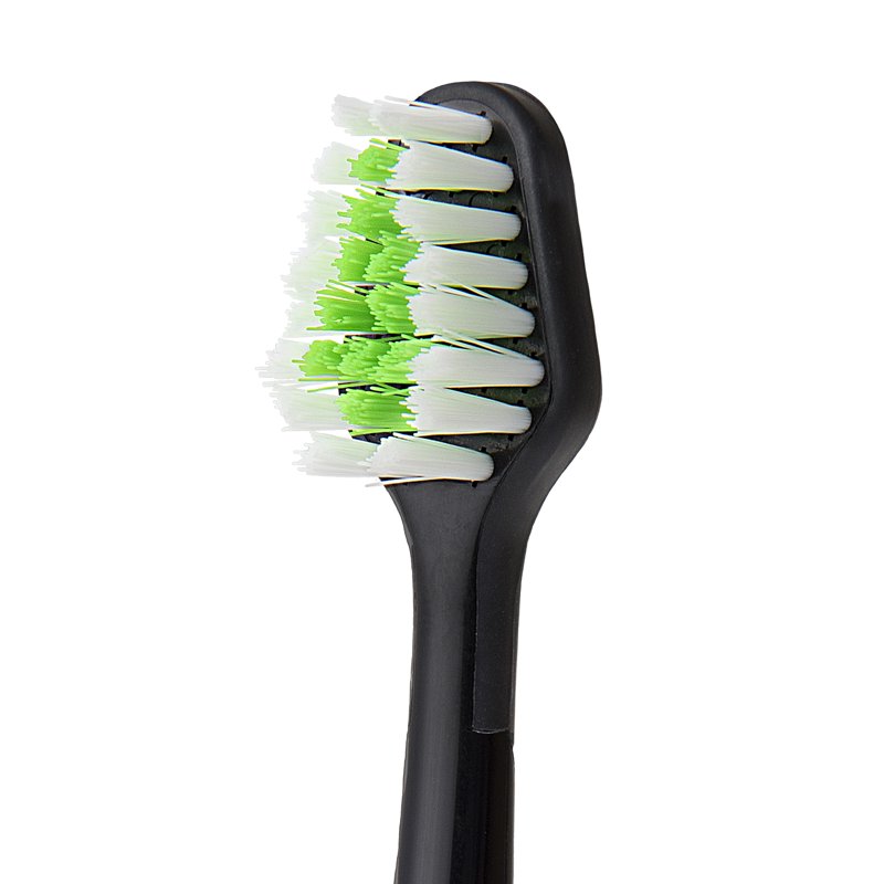 Triple Sonic Toothbrush Replacement Heads, Black - 3 Count
