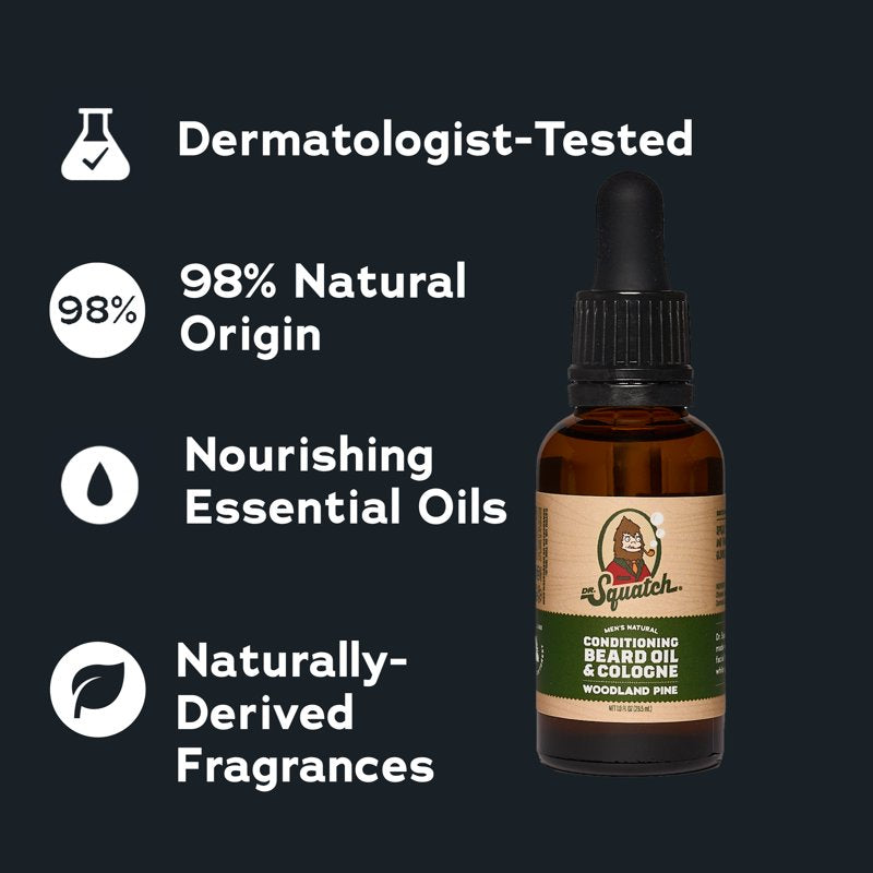 Woodland Pine Beard Oil for Men - Natural Conditioning Formula