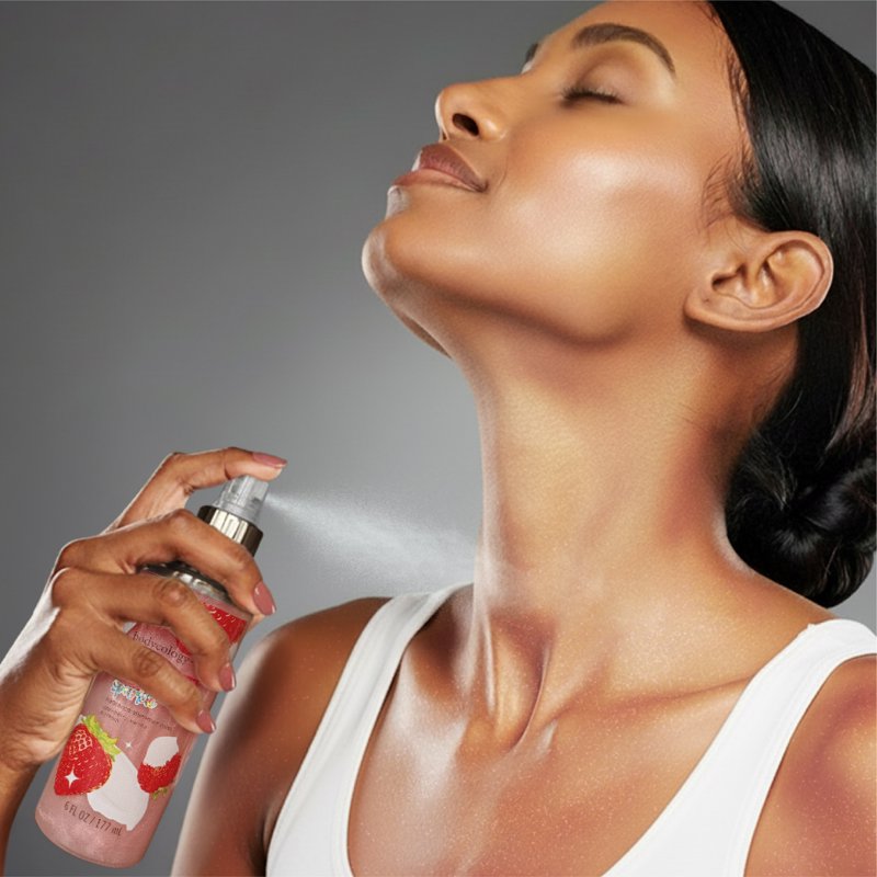 Sparkle Fragrance Shimmer Mist - Lightweight Body Spray with Radiant Glow