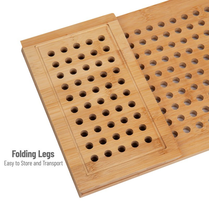 Monitor Stand Ventilated Laptop Riser - Desktop Organizer, Bamboo, Brown - Variation of THIS listing