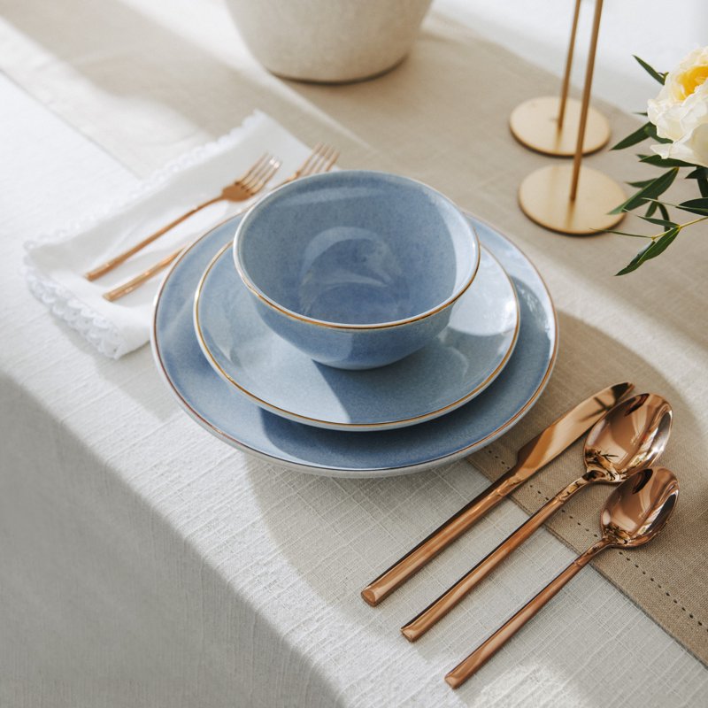 20-Piece Bronze Stainless Steel Flatware Set - Service for 4