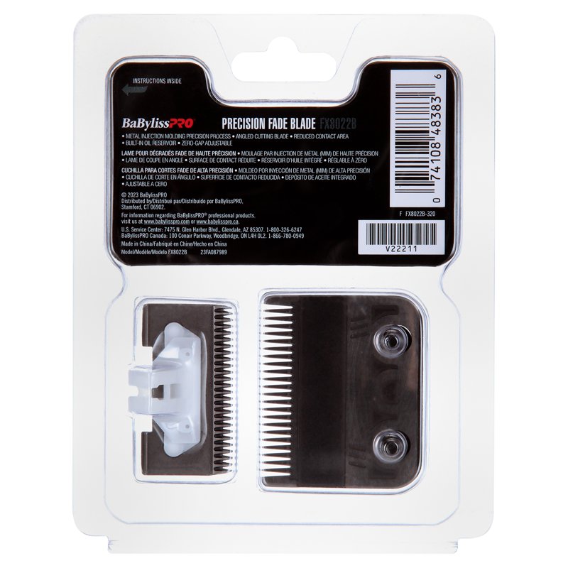 Precision Fade Blade - Black Titanium Replacement for FX Series