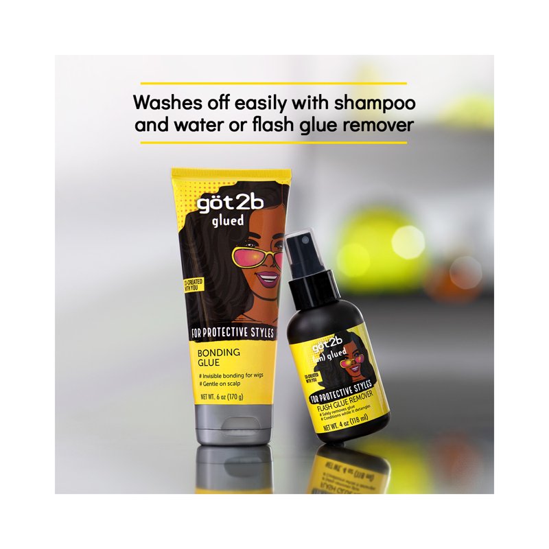 Invisible Wig Glue - Quick Dry Bonding Adhesive, 6 oz