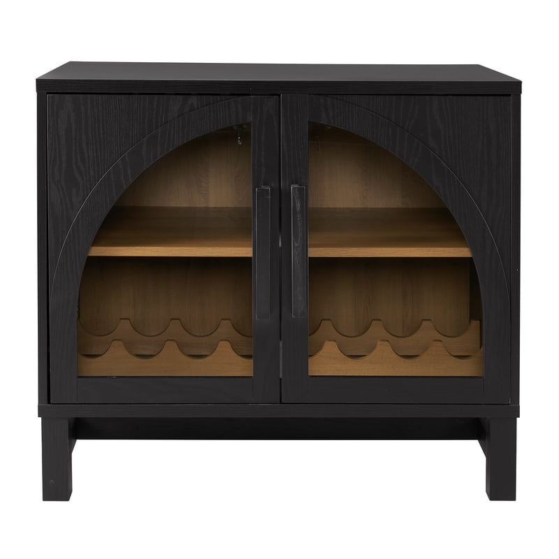 Better Homes & Gardens Juliet Arch Door Kitchen Console - Black Finish