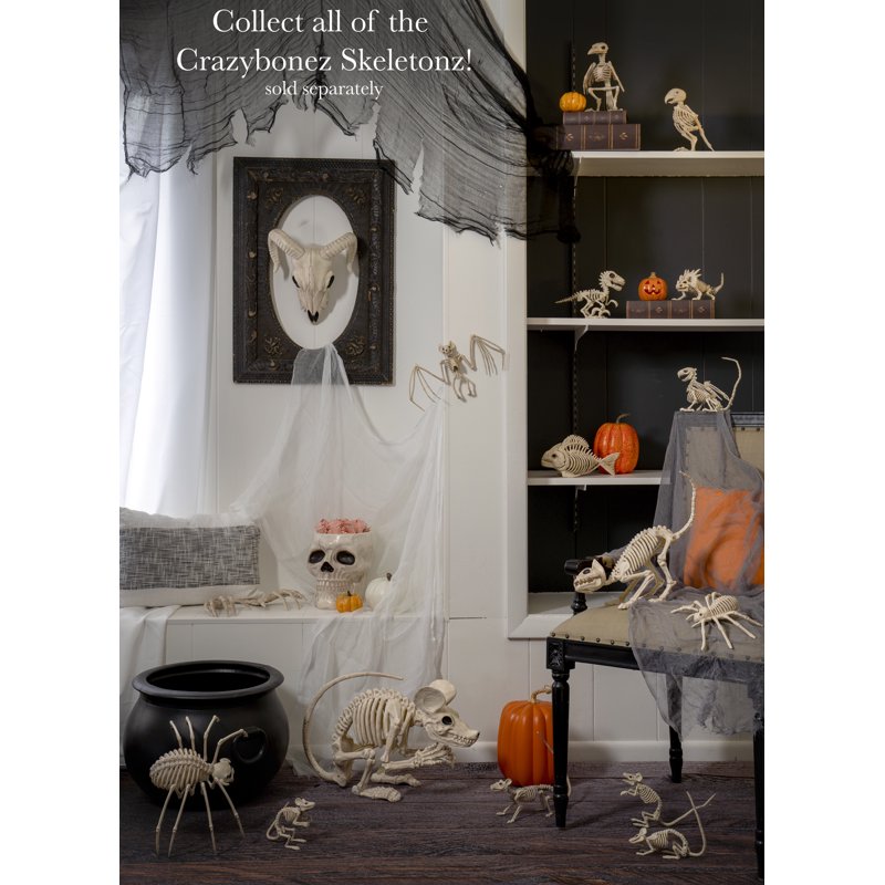 Faux Mouse Skeleton Walking Pose Halloween Decor - Crazybonez Original
