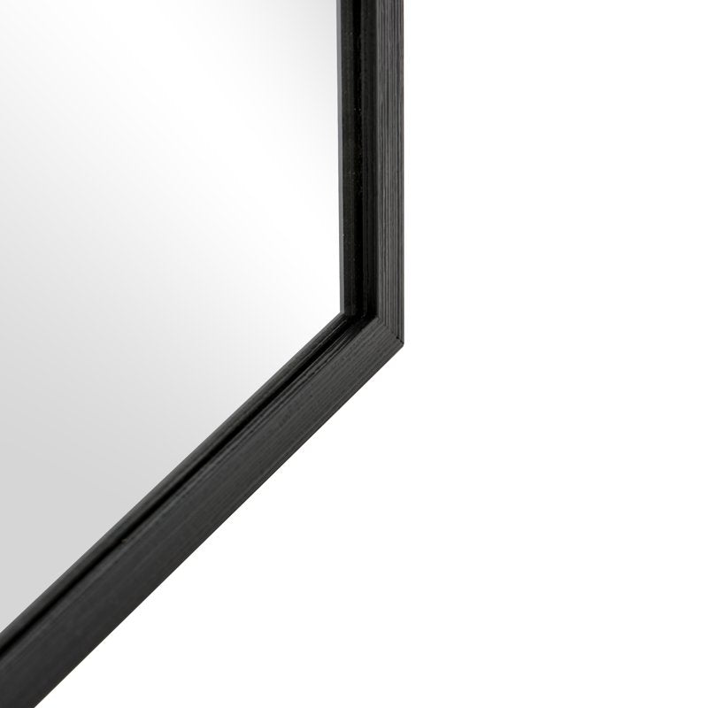 (2 Pack) Mainstays 23x29 Black Rectangular Wall Mirror - Distressed Finish, Versatile Wall Decor
