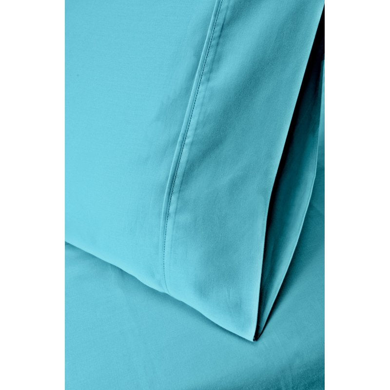 Twin XL Egyptian Cotton Sheet Set - Teal, 300-Thread Count, Sateen Finish