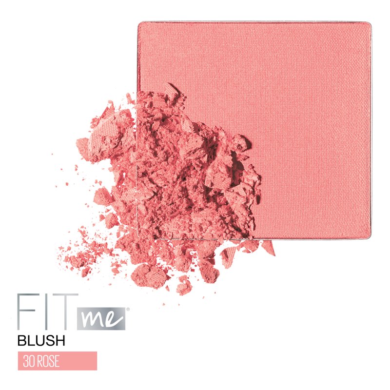 Natural Finish Powder Blush, Long-Lasting Smooth Blendable Face Makeup