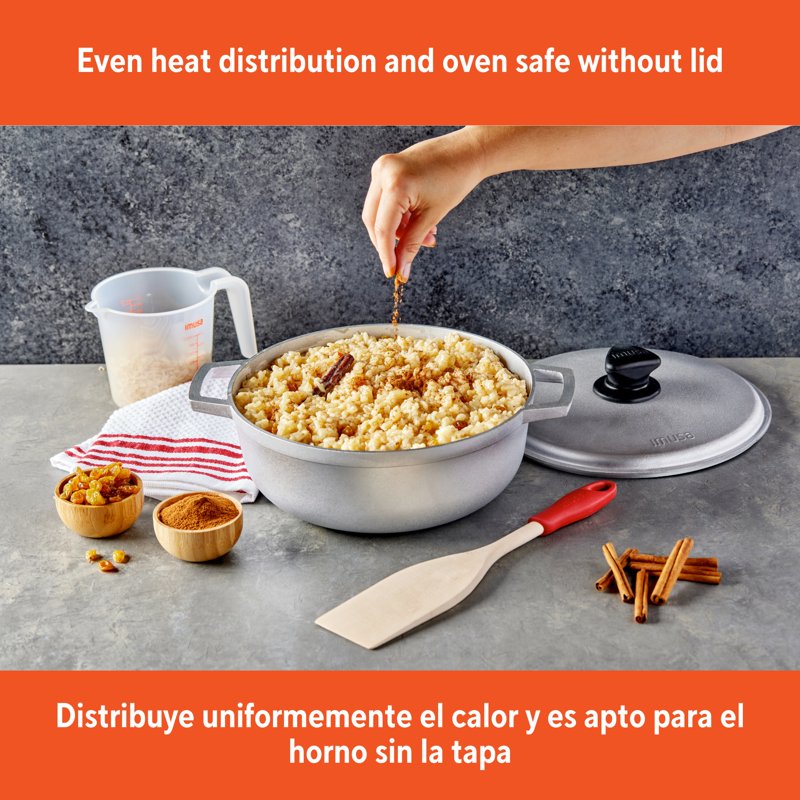 4.8qt Cast Aluminum Caldero - Essential Hispanic Cookware