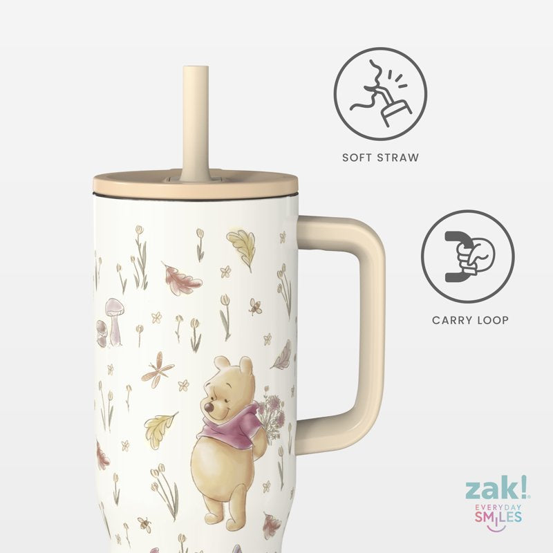 Winnie the Pooh 30oz Stainless Steel Vacuum Insulated Tumbler with Straw