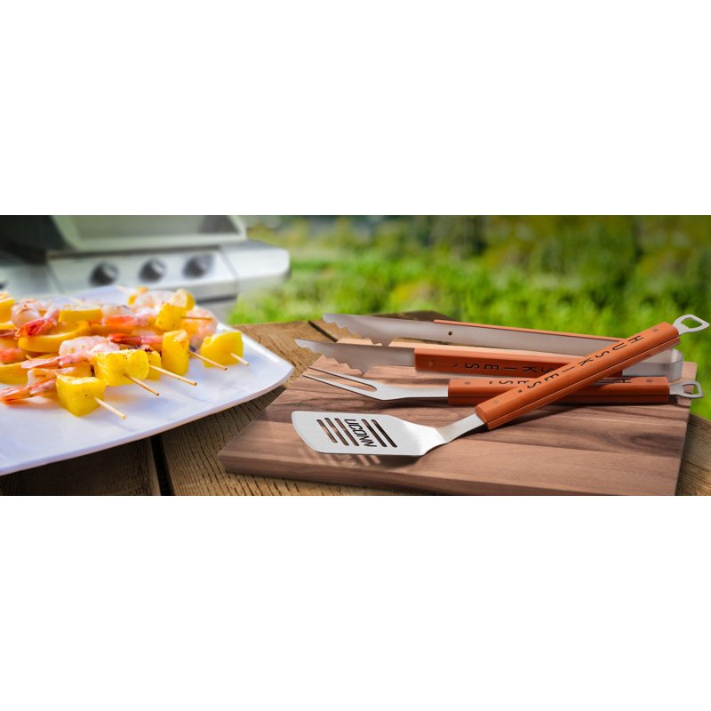 Connecticut Huskies 3 Piece BBQ Tool Set - Classic Series