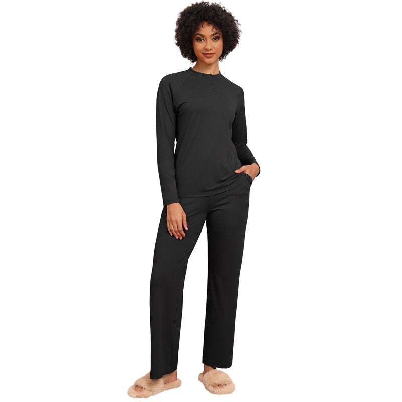 Matching Couple Pajama Sets for Women S - Soft Winter Sleepwear with Pockets