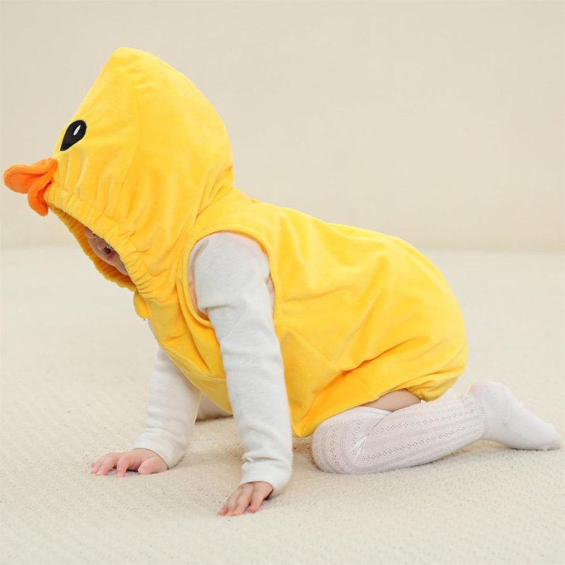 Baby Animal Duck Costume Romper - Unisex Winter 12-18 Months
