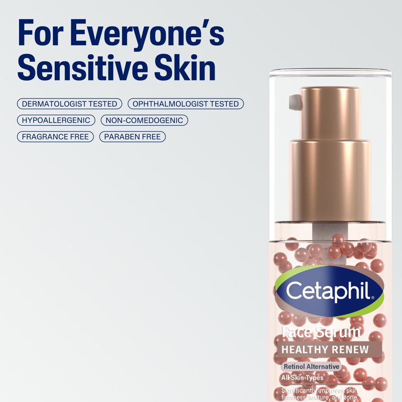 Hydrating Peptide Face Serum for Sensitive Skin - Anti-Aging Formula, 1 oz