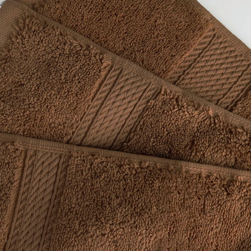 Egyptian Cotton Face Towel Set of 6 - Heavyweight 800 GSM Plush & Absorbent