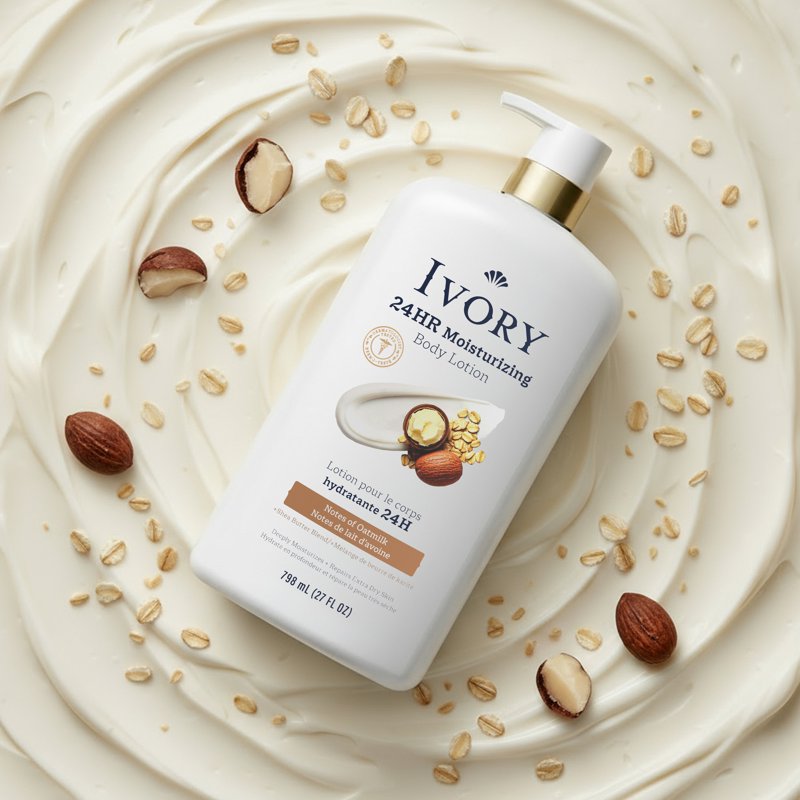 Shea Butter Body Lotion - 24-Hour Moisturizing Hand & Body Cream, 27 fl oz