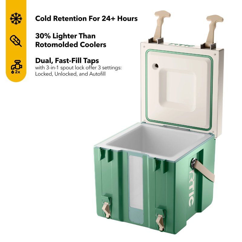 3 Gallon Water Cooler with Dual Taps - Sage/Beach