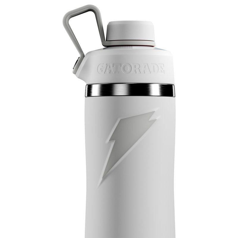 22 oz Stainless Steel Water Bottle - Gatorade Overtime - White