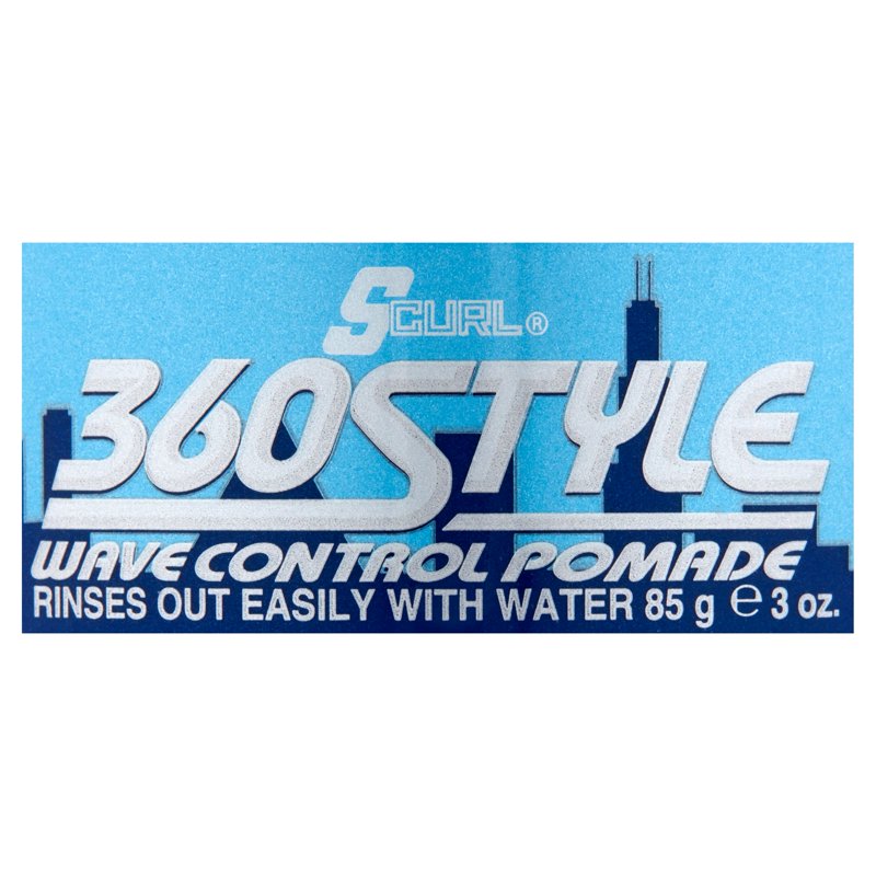 360 Style Wave Control Hair Pomade with Shea Butter - 3 oz