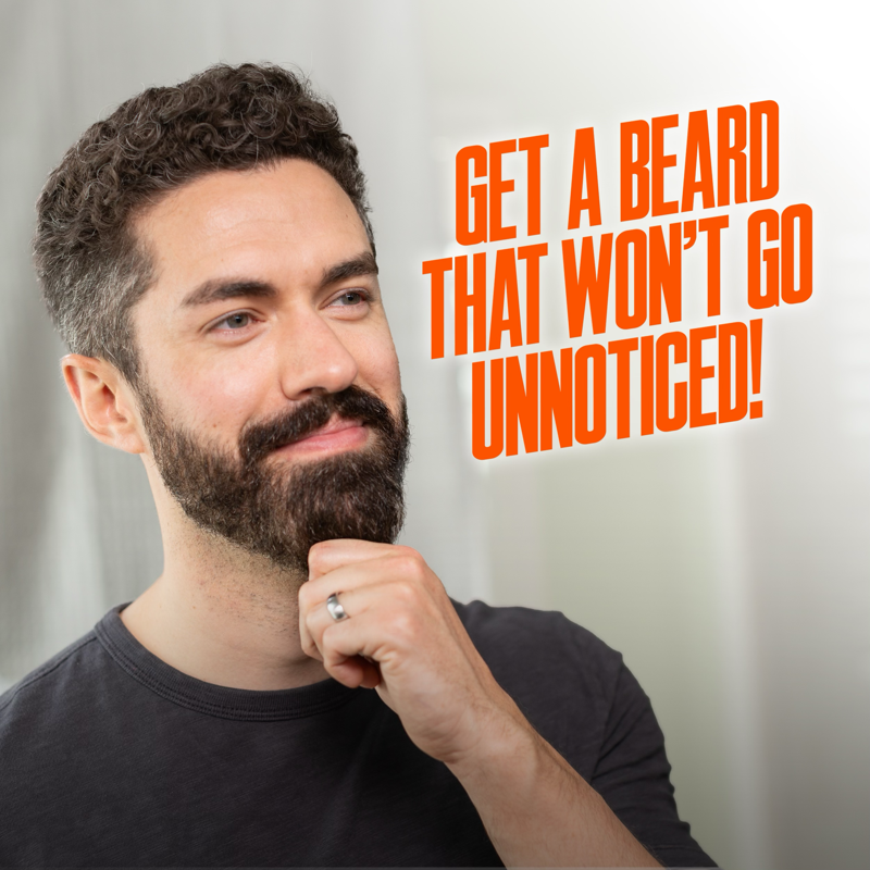 Beard Straightener 2-in-1 Ionic Styling Brush for Men