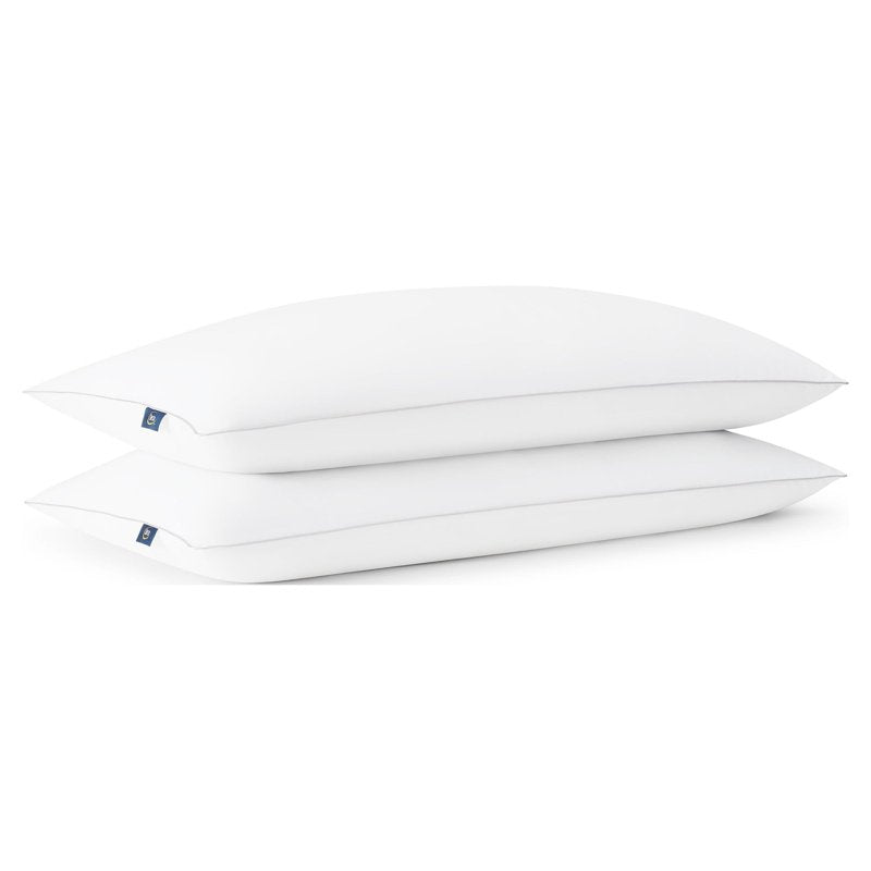 King Bed Pillow 2 Pack - Endless Comfort Down Illusion Support, Hypoallergenic