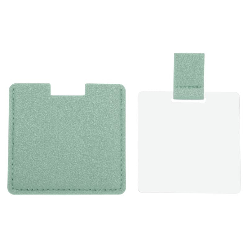 Portable Square Makeup Mirror - Compact Handheld Grooming Mirror