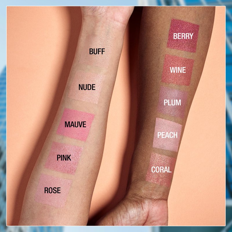Natural Finish Powder Blush, Long-Lasting Smooth Blendable Face Makeup