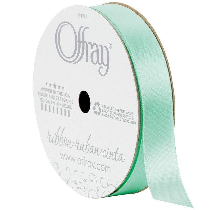 Neon Green Satin Ribbon 5/8 Inch Wide, 18 Feet, 3 Pack - Craft & Gift Wrap