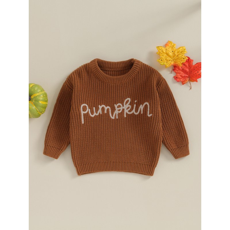 Toddler Baby Boy Girl Halloween Knit Sweater - Style 3, 12-18 Months