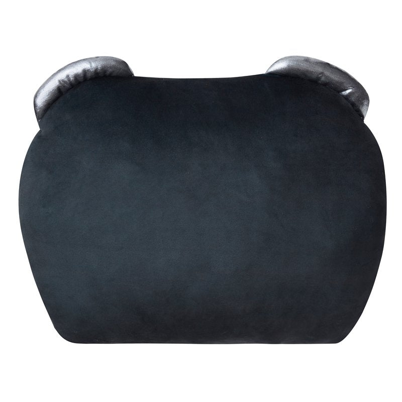 Unicorn Decorative Pillow for Kids Room - 18x18 Inches, Black Variation