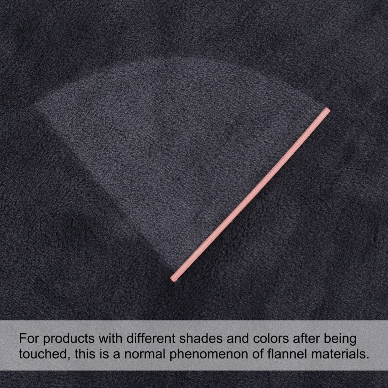 50x60 Inch Flannel Fleece Blanket in Slate Gray - Soft & Warm Bedding