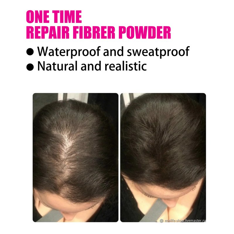 Hair Building Fibers Powder for Thinning Hair - Black 0.42oz