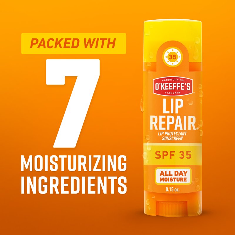 Lip Repair SPF 35 Balm - Healing Moisturizer for Dry Lips, 3-Pack