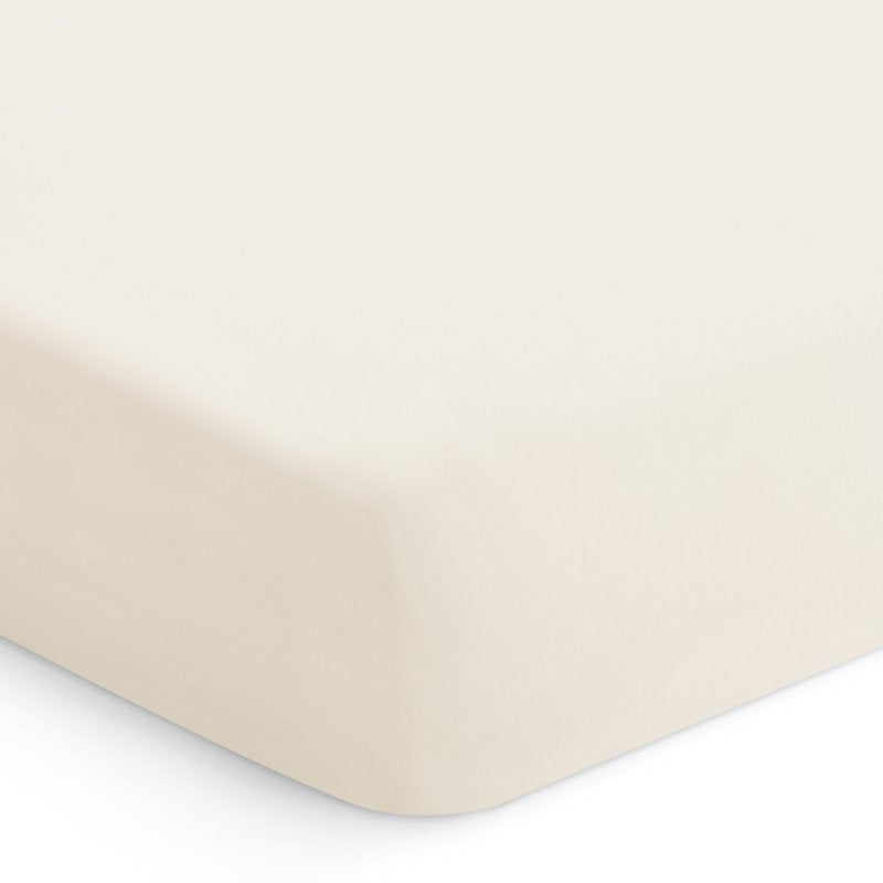 Evolur RainBoho Collection 2-Piece Organic Cotton Sheet Set - Light Peach Rainbow Print