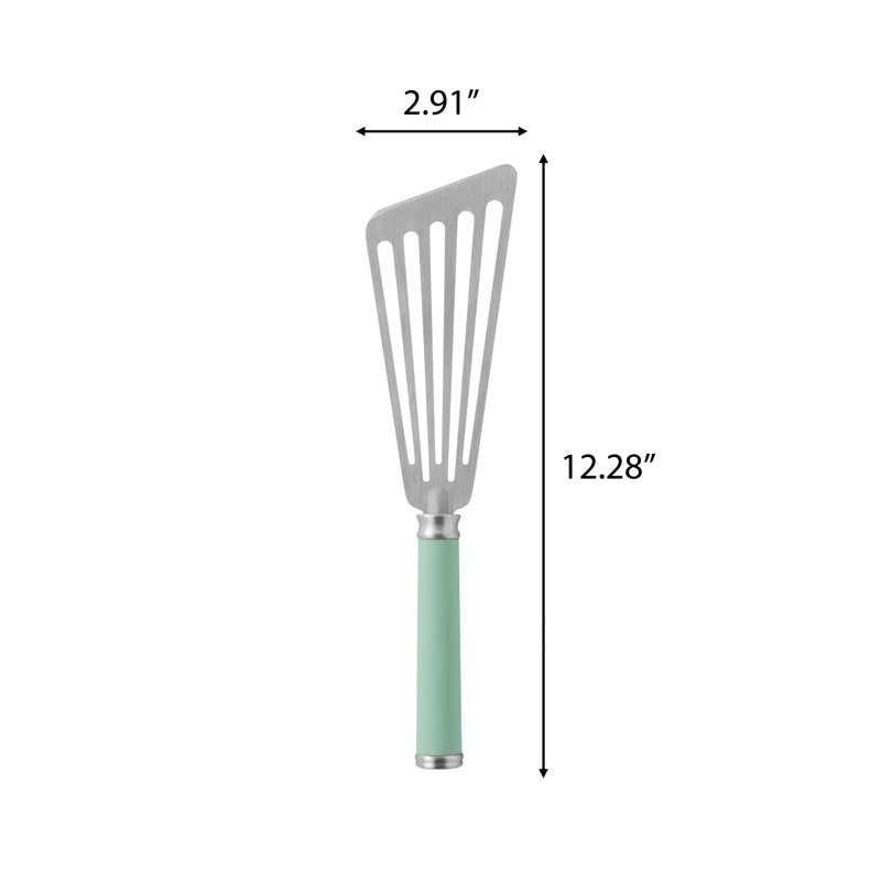 Stainless Steel Slotted Turner Spatula - Heat Resistant, Dishwasher Safe