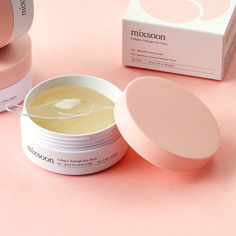 Collagen Hydrogel Eye Patches for Fine Lines and Dark Circles