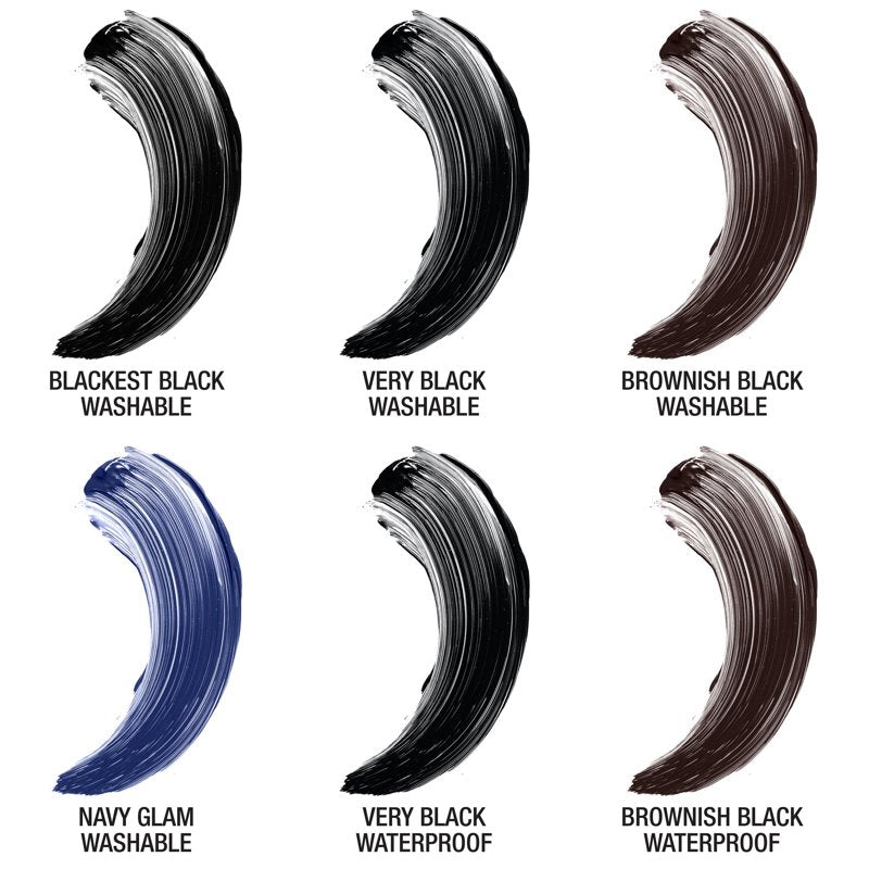 Volumizing Waterproof Mascara with Spoon Brush for False Lash Effect
